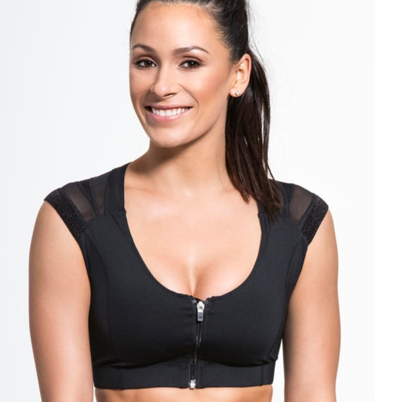 intelliskin zip bra